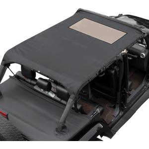 JOYTUTUS Waterproof Sun Shade Top for Wrangler JKU 4-Door (2007-2018) – All-Weather Protection, UV Block, Rainproof & Noise Reducing Soft Top Cover