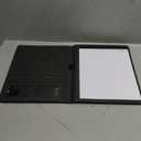 Pacific Mailer Padfolio Portfolio Binder Leather Padfolio Legal Pad Portfolio Business Card Holder Included Letter Size Writing Pad [Black] (Padfolio with Top Pocket (9.84" x 12.4" x 1"))