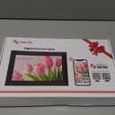 BIGASUO Digital Picture Frame, 10.1" Frameo Digital Frame WiFi with 32GB Memory, 1280x800 IPS Touch Screen, Send Photos/Videos from Your Phone Anywhere, Photo Gifts for Parents and Grandparents