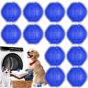 12 PCS Pet Hair Remover for Laundry, Washing Machine Fur Catcher, Effective Cat Dog Laundry Pet Hair Catcher for Clothes, Sheets, Towels, Fleece Blankets, Won’t Damage Fabric