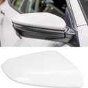 Right Passenger Side Mirror Cover Caps Compatible with 2016 2017 2018 2019 2020 2021 Honda Civic 2019 2020 2021 2022 Insight Mirror Caps Paintable White Replace# 76201-TBA-A11