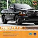 Black Headlights with Amber Bottom for 2006-2008 Ram 1500-3500