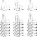 Card Display Stand, 30 Pack Clear Card Stands, Arcylic Card Display, Mini Card Stands for Sports Cards, Sports Card Holder, Graded Card Display (1.4 Inch)