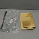 VACVELT 12 Pack Light Gold Satin Napkins - 17x17 Inch Scalloped Elegant Dinner Napkins for Wedding, Restaurant, Banquet, Graduation Party