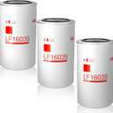 LF16035 Oil Filter, 3-PCS Oil Filter Compatible with 1994-2018 Dodge Ram 2500 3500 Diesel Cummins Engine, 1989-1993 Dodge D250 D350 Diesel Cummins Engine - DBL7349 BT7349 LF9028 LF3552 P550722