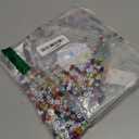 Augshy 1400pcs 5 Color Cube Alphabet Beads Bracelet Letter Beads for Bracelets Making with 1 Roll 50M Crystal String Cord for Jewelry Making6mm