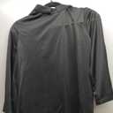 Susan Graver Blouse Womens Size 1X Black Polyester Liquid Knit Cowl Neck Stretch Medium