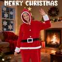 Unisex Adult Onesie Pajamas Animal One Piece Snug Fit Halloween Costume Sleepwear Homewear (Red, M)