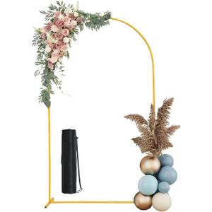 Metal Arch 6.6FT Backdrop Stand,Balloon Arch Stand for Wedding Ceremony, Birthday Party,Banquet Decoration,Baby Shower, Graduations and Garden Decor