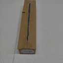 Shower Curtain Rod Adjustable 43-78 inch, 1"Diameter Spring Tension Curtain Rod No Drill, Anti-Rust Non-Slip Shower Rod, Black Shower Curtain Rod for Bathroom Tension