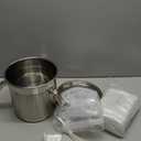 3L Goat Milking Machine,Rechargeable Battery Powered Speed Adjustable Pulsating Vacuum Pump,304 Stainless Steel Milk Bucket,Portable Automatic Milking Machine with Food Grade Silicone Cup and Tube