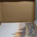 FWIEXA Mountain Canvas Wall Art Set, Framed Forest Nature Wall Decor, 3 Piece Landscape Paintings Artwork, 16x24 Inches Wildflower Pictures for Living Room, Bedroom, Office