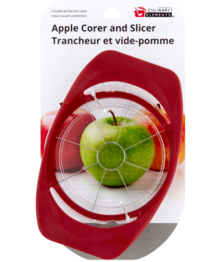 2pcs CULINARY ELEMENTS Apple Slicer, Red