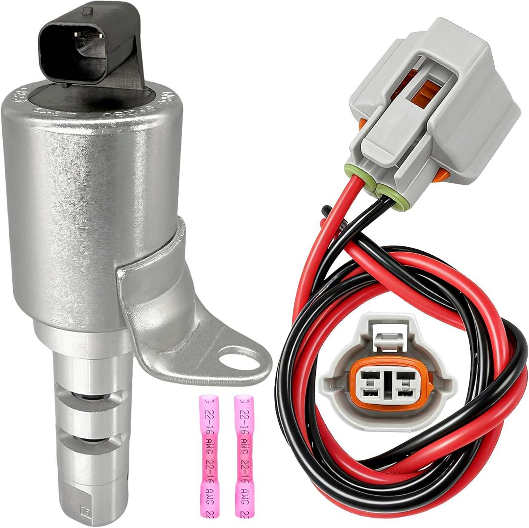 3M4Z6M280AA Engine Intake Variable Valve Timing (VVT) Solenoid & Wiring Harness Compatible with Ford Fusion/Escape, Mazda 3/5/6/CX-7, Lincoln MKZ, Mercury Milan/Mariner #Replaces 917-199