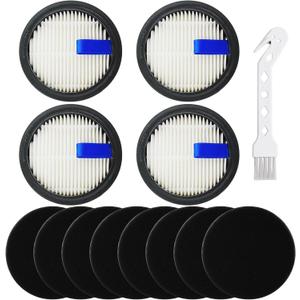 4 Pack HEPA Filters and 8 Pack Sponge Filters Compatible with Afoddon A200Pro/A200, ORFELD B08/C10A/C10G Cordless Vacuum Cleaner