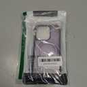 HuwaiH 360 Rotatable Magnetic Ring Stand for iPhone 14 pro Case, Compatible with MagSafe, Military-Grade Shockproof, Anti-Scratch Matte Translucent Phone Case for iPhone 14 pro(Purple)