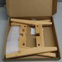 Dog Bowl Stand (12-inch High) - Ideal for Large Breeds - Adjustable Sideways, Slanted Feet - Elevates, Raises Pet Food Feeders, Water Dishes, Fountains, Dispensers - Bamboo Stand Only
