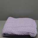 BEDELITE Fleece Throw Blanket for Couch & Bed - 3D Jacquard Decorative Lavender Blanket, Super Soft and Cozy Warm Fuzzy Blanket All Seasons Suitable, 50x60Inches