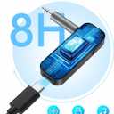 2 in 1 Bluetooth 5.3 Transmitter Receiver, AUX Wireless Bluetooth Audio Adapter for Car, TV, Speaker, Stereo System and Headphones