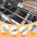 Grill Repair Parts Kit for Charbroil Performance 5 Burner463347519 463275517 463347518 463243519 463373019 463243518 463373319 463275717, G470-5200-W1, G470-0004-W1 Heat Plates Burner Tube 5 Burner