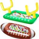 Erweicet 2pcs Inflatable Football Cooler for Parties, Super Bowl Party Decorations, 51*27*21 Inch, 38850 Cubic Centimeters, Plastic, Polyethylene Insulation