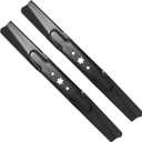 942-04244A Mower Blades Fit for Cub-Cad et 46" Deck, 942-04290 High Lift Blades for Cub Cad et XT1 XT2 LTX1045 1046 Tractor, Craftsman T240 LT2000, Troy Bilt Horse XP Riding Mower, 2 Pack