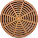 12" Outdoor Catch Basin Flat Round Grate CoverPipe GrateOrange version