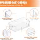 UPGRADED DA97-20989A Refrigerator Door Shelf Bin Compatible with Samsung Refrigerator Door Shelf Replacement, Samsung RF28T5001SR Left Door Bin, RF28T5021SR RF28T5101SR DA63-09780A Fridge Door Shelves