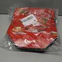 2 x sanchlor 12 Pack Christmas Gift Bags, 12.6"x9.8"x6.7" Large Non-Woven Tote Bags with Handles for Wrapping Xmas Party Favors