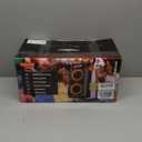 Portable Bluetooth Speaker: 240W Peak Powerful Loud Sound Deep Bass Wireless Boombox Large Subwoofer 15 Hours Battery Life Fast Charging with Led Light Show for Party Outdoor Camping Backyard (Black)