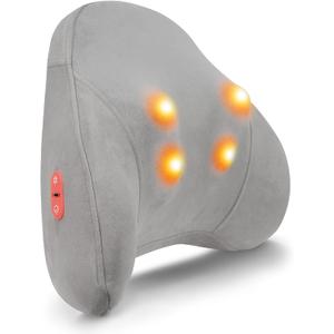 Shiatsu Neck and Back Massager for Pain Relief with Heat, Lower Back Massager Deep Tissue Kneading Pillow for Neck, Lower Back, Leg, Shoulder - Gift for Dad Mom, Auto Shut-Off