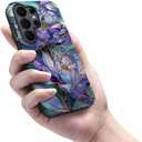 for Samsung Galaxy S26 Ultra Case | Stained Glass Purple Lotus | Slim Drop Protection Design