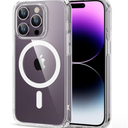 ESR for iPhone 14 Pro Max Case, Compatible with MagSafe, Shockproof MilitaryGrade Protection, ScratchResistant Back, Magnetic Phone Case for iPhone 14 Pro Max, Classic Hybrid Case, Clear
