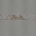 White ribbon , "Bride"
