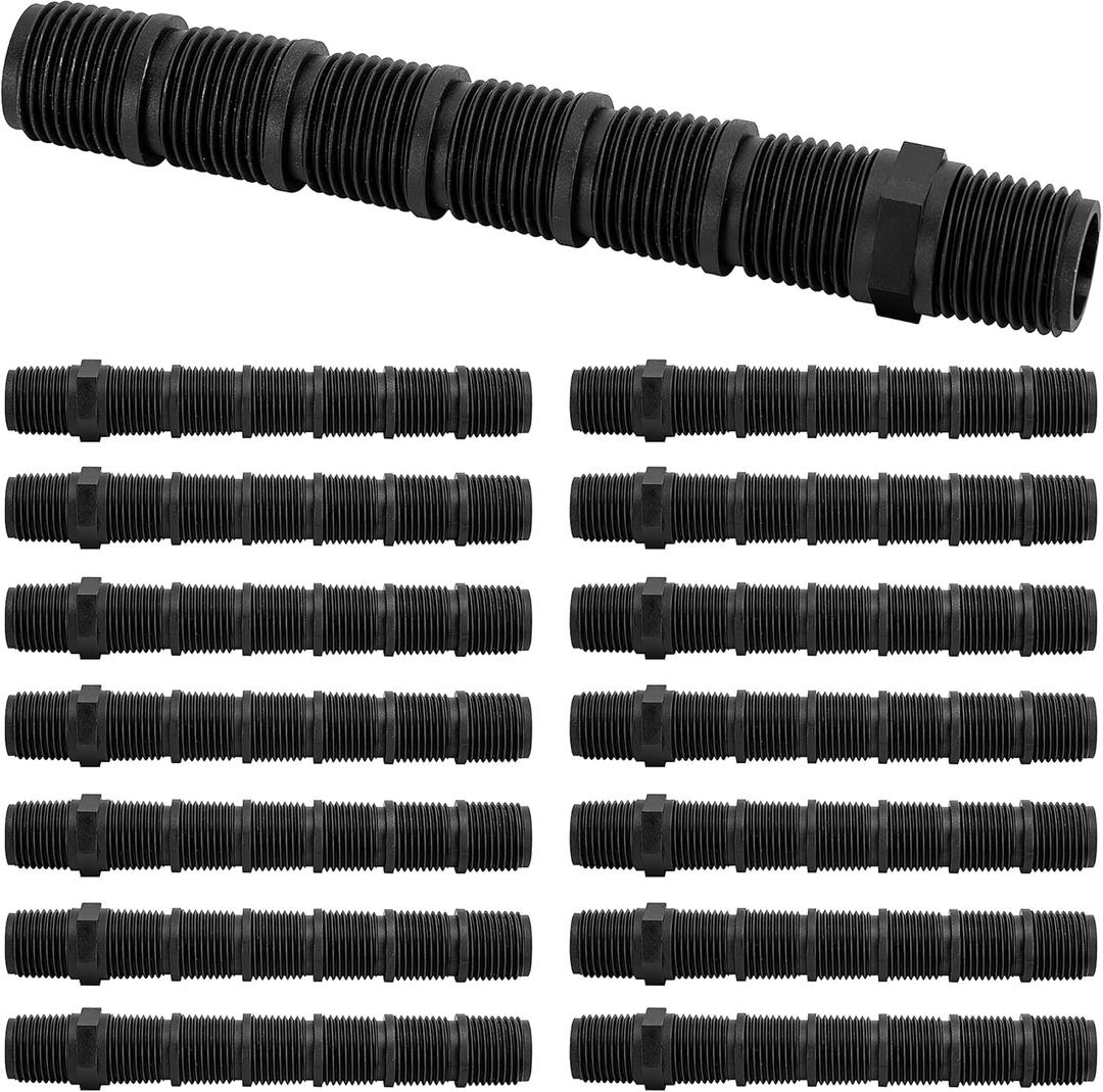 20 Pcs Cut-Off Sprinkler Rise, Sprinkler Height Extender Riser, Male Pipe Thread Riser Adapter for Outdoor Garden Courtyard Patio Lawn Irrigation Replacement Parts