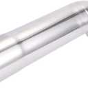 Motoforti 2" ID Inlet Turn Down Exhaust Tip 12" Inch 305mm Overall Length Silver Tone T304 Stainless Steel 2" Outlet OD Tailpipe Tip Surface Polishing Mandrel Bend Elbow Tube