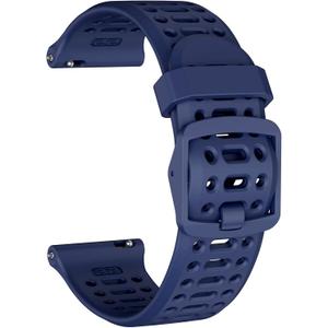 Compatible with COROS Pace 3 Watch Band, 22mm Quick Release Sports Silicone Watch Band Breathable Wristband Strap Women Men Strap for COROS APEX 2 Pro/APEX 46mm/APEX Pro