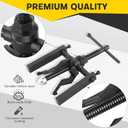 3 Jaw Inner Bearing Puller Set | Blind Bearing Puller Set, Bushing Gear Extractor Wheel Bearing Puller Kit - Heavy Duty Pilot Gear Extractor for Motorcycle, Car, and SUV