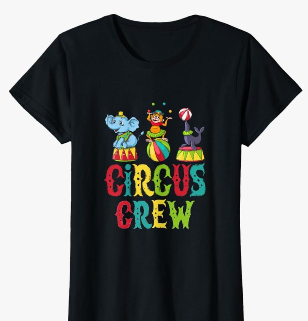 Circus Event Staff Design Circus Crew Clown Carnival T-Shirt M