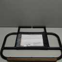 Bed Side Rail for Adjustable Bed, Screw Into Wooden Board Only, 17 inch Height for Mattress Less Than 10 Inches, 1 pc