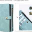TwoHead Designed for iPhone 13 Wallet Case with Card Holder,Detachable Magnetic Phone Case with Wallet PU Leather Wallet Phone Case for iPhone 13 Case Wallet for Women/Men with Wrist Strap(Blue)