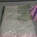 50 Packs Large Cellophane Bags 18" X 24" Clear Cellophane Gift Basket Wraps 2.3 Mil Thick Transparent Cello Bags for Basket, 50ct Ribbon Bows UltraOutlet Ribbons and Bows, not of Paper, for Gift Wrapping (Clear/purple+light pink)