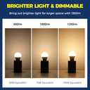 Smart Light Bulbs 100W Equiv., 1350LM 11W Smart Bulb Works with Alexa/Google Home/Smart Life, A19 E26 RGBCW Color Changing, No Hub Required, 2.4G WiFi Bluetooth Bulb, ETL Listed, 2PCS