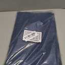 Vinyl Placemats Set of 8, PVC Woven Washable Non-Slip Table Mats, Heat Resistant Wrinkle Free Place Mats for Dining Table, Easy to Clean (8, Navy Blue)