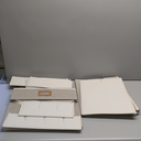 StorageWorks China Storage Container, Stackable Mug Storage Box with Dividers, Stemware Storage Cases, Hard Shell China Cup Organizer, Holds 12 Tea Cups and Coffee Mug, 2 Pack, Brown and Beige