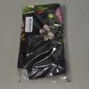 Vintage Floral Oil Painting Throw Pillow Covers 18x18 Inch, Double Sided Black Background Botanical Flower Cushion Case with Invisible Zipper Farmhouse Home Decor for Sofa Living Room Couch Bed