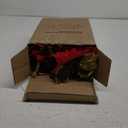 Glintoper Christmas Poinsettia Garland, 9 FT Lighted Artificial Garlands with Red Flowers, Battery Operated with Timer Poinsettia String Lights, Light up for Xmas New Year Holiday Home Decor