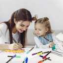 2 x WINSONS 30 Fabric Markers Pens Set, Indelible & Permanent Fabric Paint Pens, Fine Tip Textile Marker Pen for Clothing, Laundry-Safe Art Markers, Non-Toxic, Quick-Dry