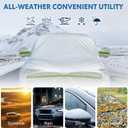 KEYOOG 6-layer Full Car Cover Is All-weather Waterproof, Universal In All Seasons, Snow Prevention, Rainproof, Acid Rainproof, Sunscreen, Ultraviolet-proof, Universally Applicable To Sedan (188"-198")