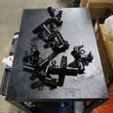 1'' Corner Canopy Fitting Couplers Kit - Fits 3/4" EMT - Frame Carport Connectors (10-Legs Canopy Top Kit)